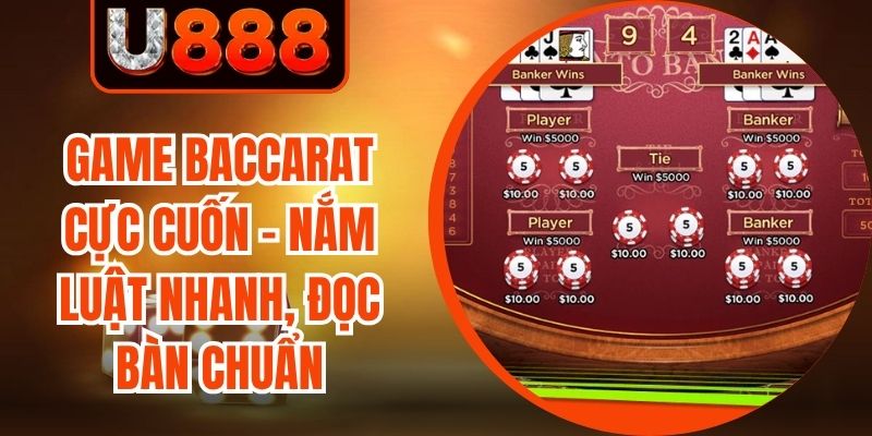 Game Baccarat Cực Cuốn - Nắm Luật Nhanh, Đọc Bàn Chuẩn