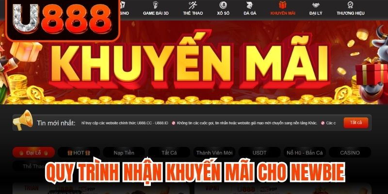 Quy trình nhận khuyến mãi nhanh chóng cho newbie